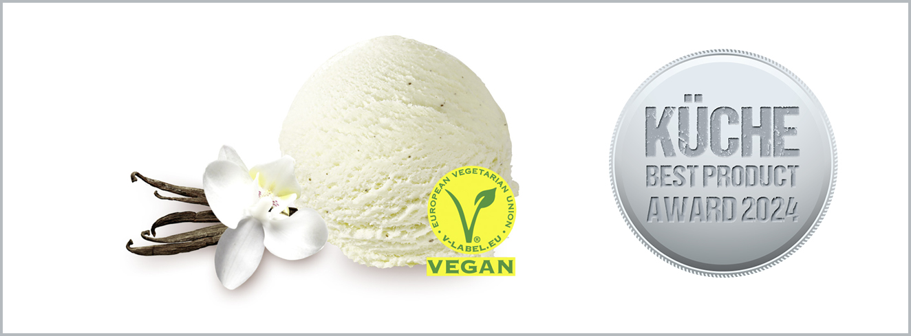 Kategorie Eiscreme: Silber für Bourbon Vanille Vegan von Carte D’Or Professional 