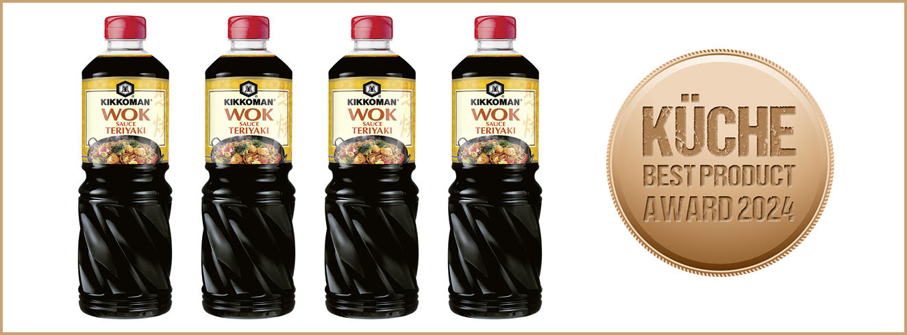 Kategorie Feinkost: Bronze für Kikkoman Wok Sauce Teriyaki von Develey